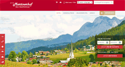 Desktop Screenshot of martinerhof.at